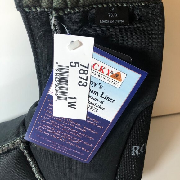 Rocky Boys Nylex Foam Boot Liners Thinsulate Insulation Style #7873 NEW - Picture 3 of 8